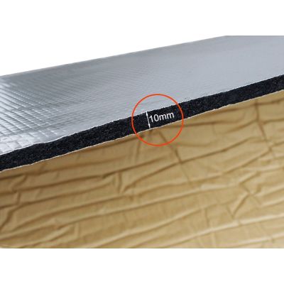 10MM Car Exhaust Muffler Heat Sound Deadener Insulation Mat