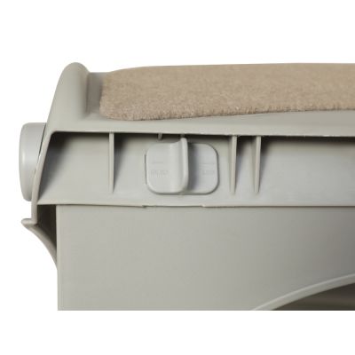 Folding 3 Steps Pet Stairs - GREY