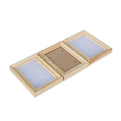 Baby Handprint and Footprint Clay Photo Frame Kit - NATURAL