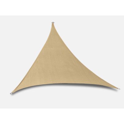 TOUGHOUT Shade Sail Triangle 3.6m x 3.6m x 3.6m - DESERT SAND