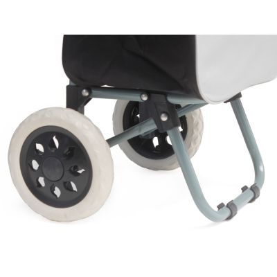 Folding Shopping Trolley Cart with Wheels - BLACK