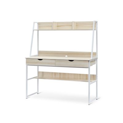 Siya 120cm Computer Desk with Drawers - Oak