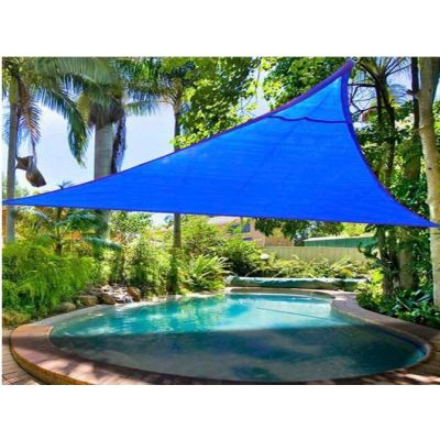 TOUGHOUT Shade Sail Triangle 5m x 5m x 5m - OCEAN BLUE