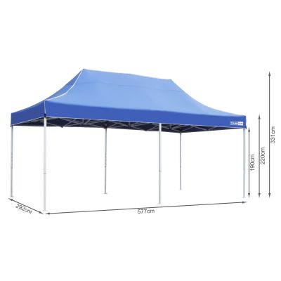 Toughout Thunderstorm Gazebo 3 x 6m - Blue