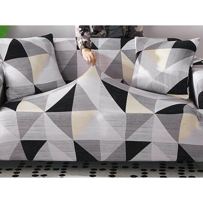 3 Seater Sofa Couch Cover 190-230cm - GEOMETRIC