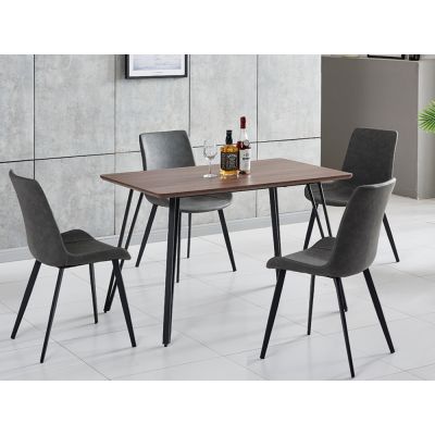 ALLIE Dining Table Rectangle 120x70cm - WALNUT