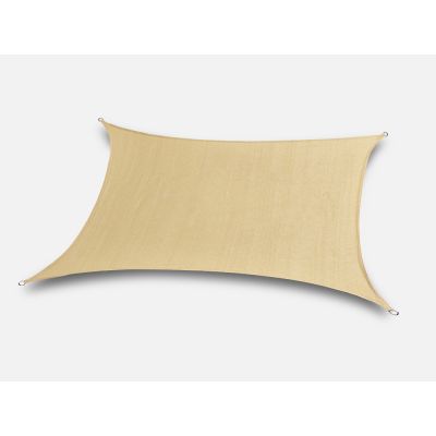 TOUGHOUT Shade Sail Rectangle 4m x 6m - DESERT SAND