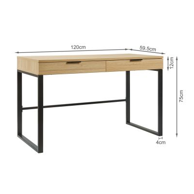 Ocala 120cm Computer Desk - Oak