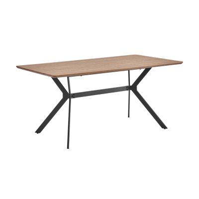 CLAUDE Dining Table Rectangle 160x90cm - WALNUT