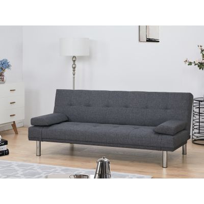 DENVER 3-Seater Sofa Bed GREY
