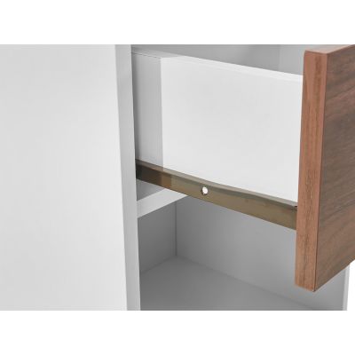QUILO Wooden Bedside Table - WALNUT