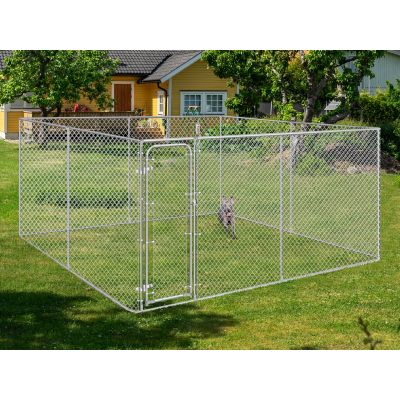 Bingo Dog Kennel and Run 4 x 4 x 1.83m