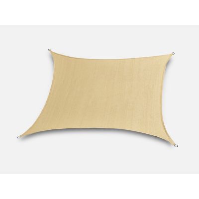 TOUGHOUT Shade Sail Square 5m x 5m - DESERT SAND