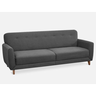 MUNICH 3-Seater Sofa Bed DARK GREY