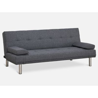 DENVER 3-Seater Sofa Bed GREY