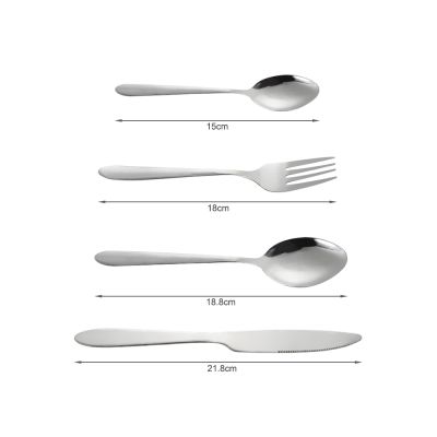 Wooden Box Stainless Steel Cutlery 24PCS Set