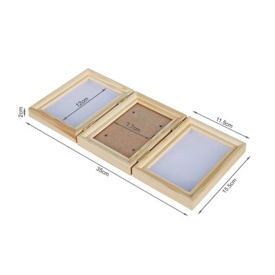 Baby Handprint and Footprint Clay Photo Frame Kit - NATURAL