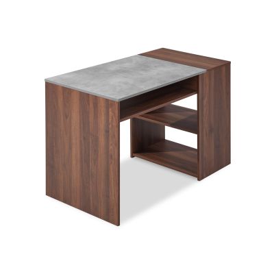 Willie 116cm Computer Desk - Walnut