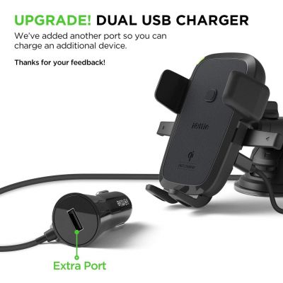 iOttie Easy One Touch 4 Qi Wireless Fast Charge Car Mount