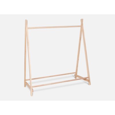 MALOMBE Wooden Clothes Rack Hanger - OAK