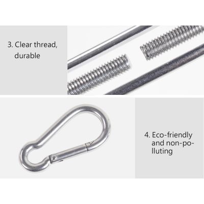 Sun Shade Sail Hardware Kit Set - 8pcs