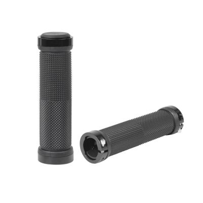Dual Lock on Bicycle Bike Handlebar Grips 2PCS - BLACK