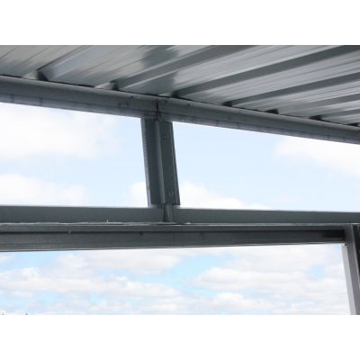 TOUGHOUT Garden Shed with Front Skylight 1.21M x 1.95M x 1.96M