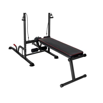 Power Tower Pull Up Station With Dumbbell Bench