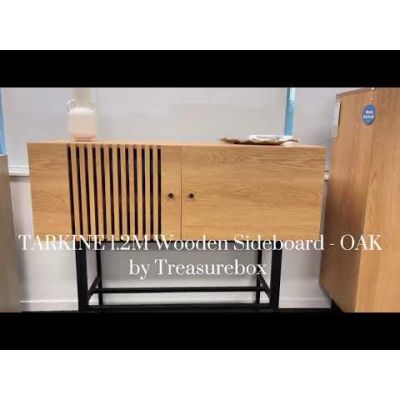 TARKINE 1.2M Wooden Buffet Sideboard - OAK