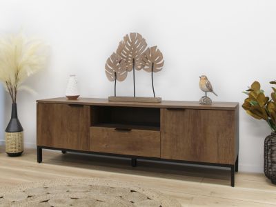 Ocala 1.5m Entertainment Unit - Walnut