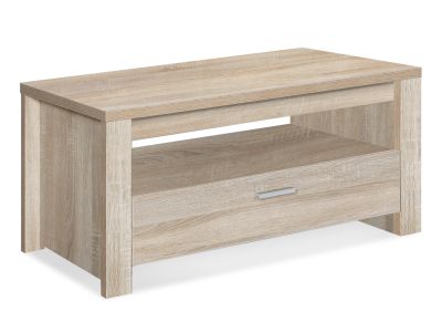 Sagano Coffee Table with Drawer - Oak