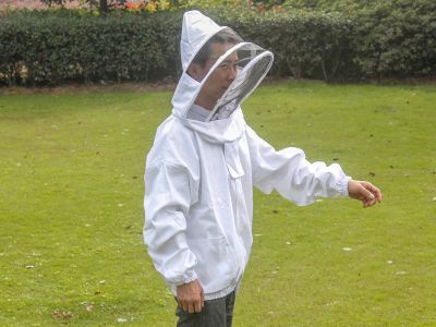 Beekeeping Vest with Fencing Veil - XL