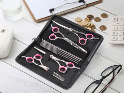Pet Cat Dog Grooming Scissors Set