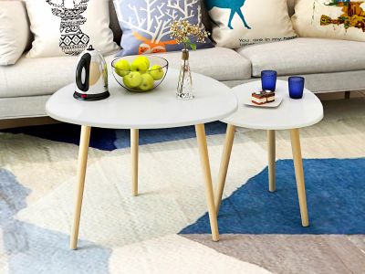 Lonnie 2pcs Coffee Table Side Table