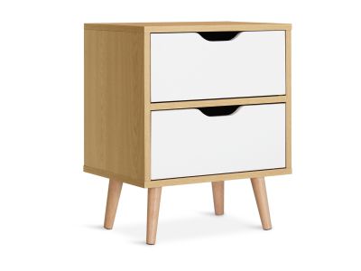 Loy Bedside Table Nightstand - Maple