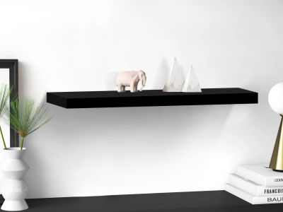 Alakol Floating Shelf 80cm - Black