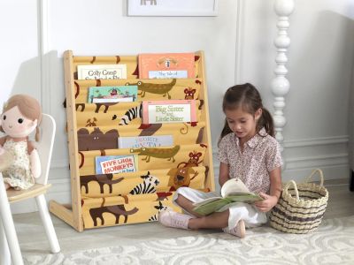 MAPAM Wooden Kids Bookcase - PATTERN