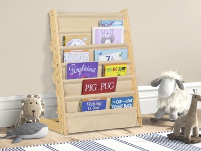 Mapam Wooden Slim Kids Bookcase - Oak