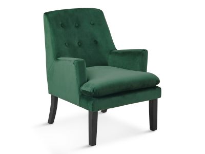 Mila Velvet Arm Chair - Green