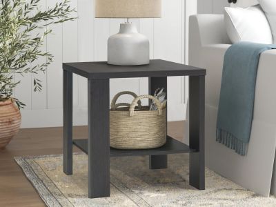 Koda Square Side Table Coffee Table - Black