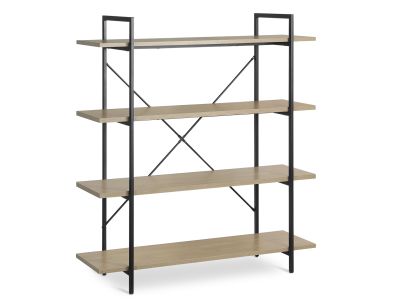 Bled 4 Tier Bookshelf - Oak