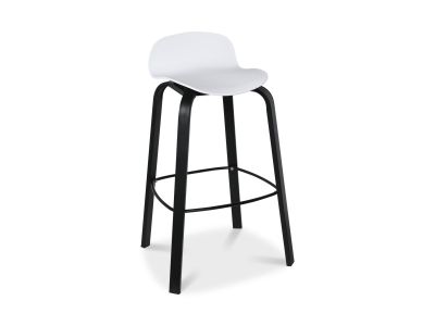 Mia Bar Stool Metal Barstool - Set of 2 - White