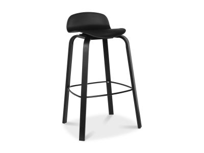 Mia Bar Stool Metal Barstool - Set of 2 - Black