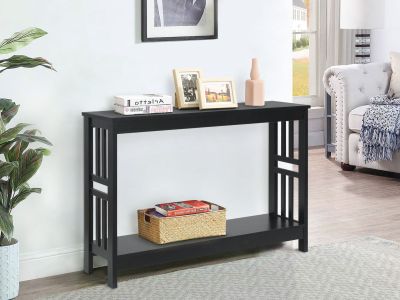 Wular Wooden Console Table - Black