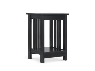 Wular Square Coffee Table Side Table - Black