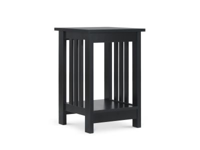 WULAR Square Coffee Table Side Table - BLACK