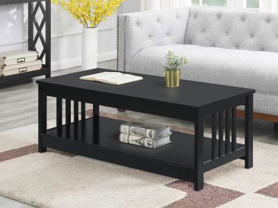 Wular Rectangle Coffee Table - Black