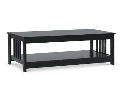 Wular Rectangle Coffee Table - Black