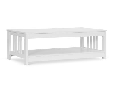 Wular Rectangle Coffee Table - White