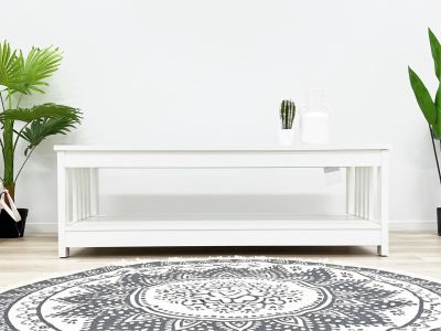 Wular Rectangle Coffee Table - White